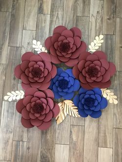 Paper flowers decoration 🌸