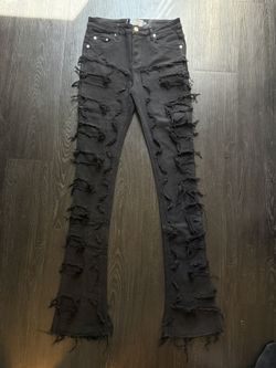 Guapi Black Stacked Jeans