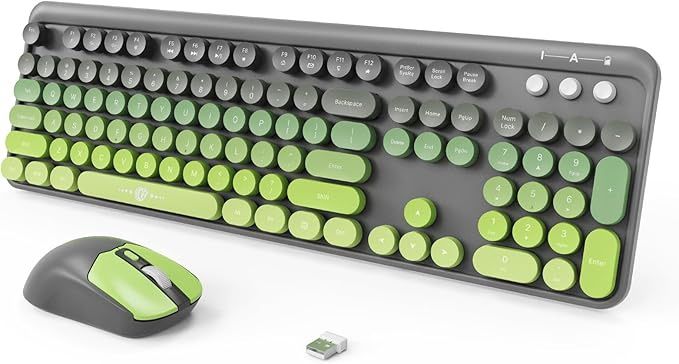 FOPETT Wireless Keyboard and Mouse Combo