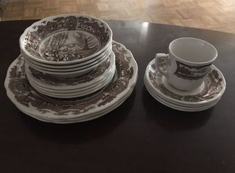 2 Different Americana Plate Sets