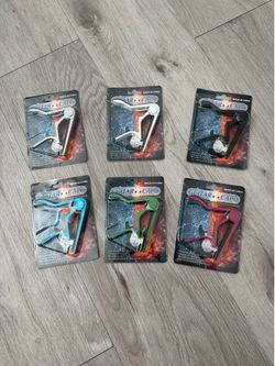 Guitar Capos, Full Metal Alloy - 3 Pack, Multiple colors you choose!