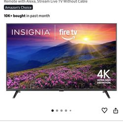 INSIGNIA F50 50” Smart TV BRAND NEW IN BOX UNOPENED 