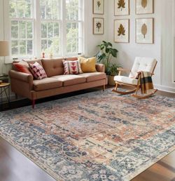 BRAND NEW RUGXARA 5' x 7' Washable Area  Boho Rug