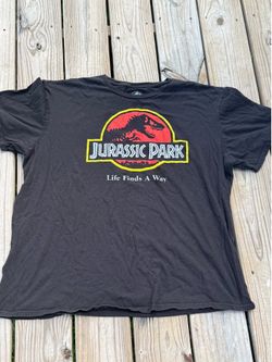 Jurassic Park Tee Y2K Geekcore Grunge Boxy Movie Graphic 2XL