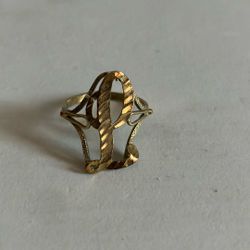 L Gold Ring