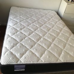 Full size Mattress, Box Spring And Bed Frame