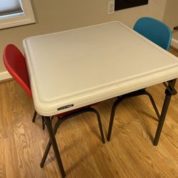 Lifetime 3-Piece Kid's Table and Chairs Set