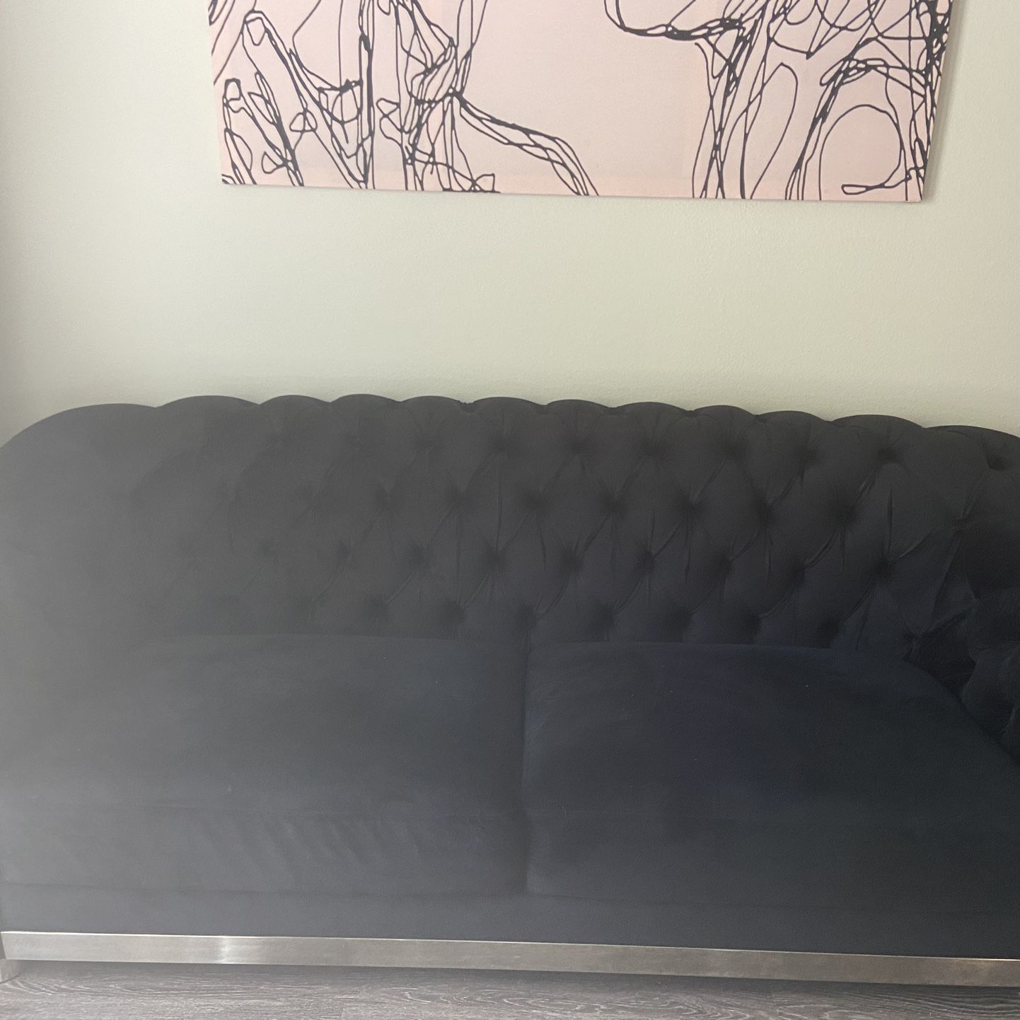 Velvet Sofa Set 