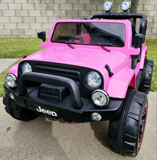 BRAND NEW! Jeep 12volt 2seater Ride On Electric Kids Car With Remote Control Power Wheels Powerwheels 12v