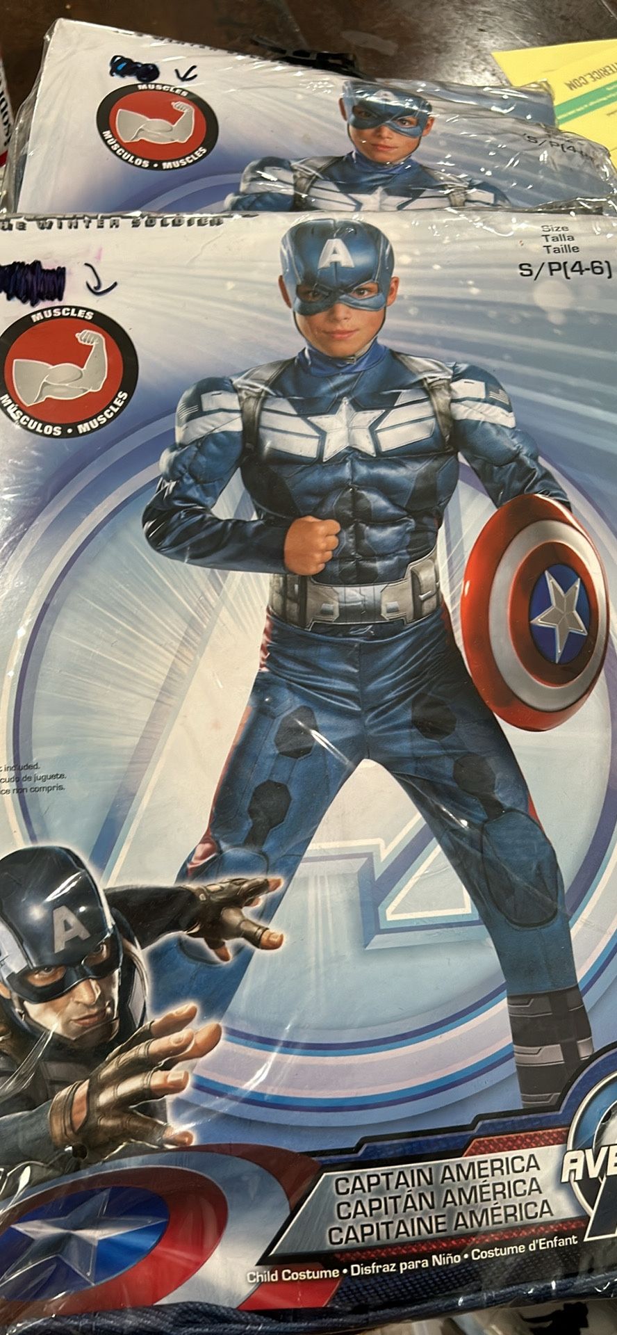 Captain America muscle Custome