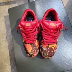 Nike X Wizard Of Oz Dunk Low SB Papi F I E L D F21291-600 Size 8 Excellent Condition Only Worn Once