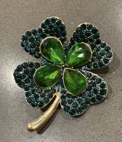 Four Leaf Clover Brooch MUST GO