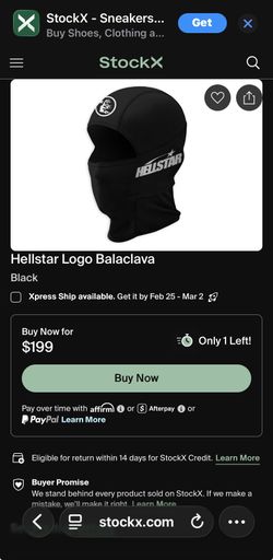 HELLSTAR SKI MASK(BALACLAVA)