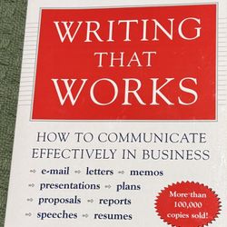 Writing That Works By Kenneth Roman & Joel Raphaelson 
