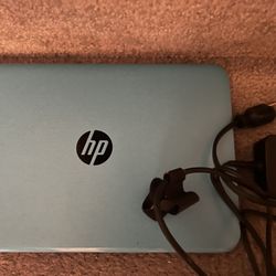 Blue HP Laptop