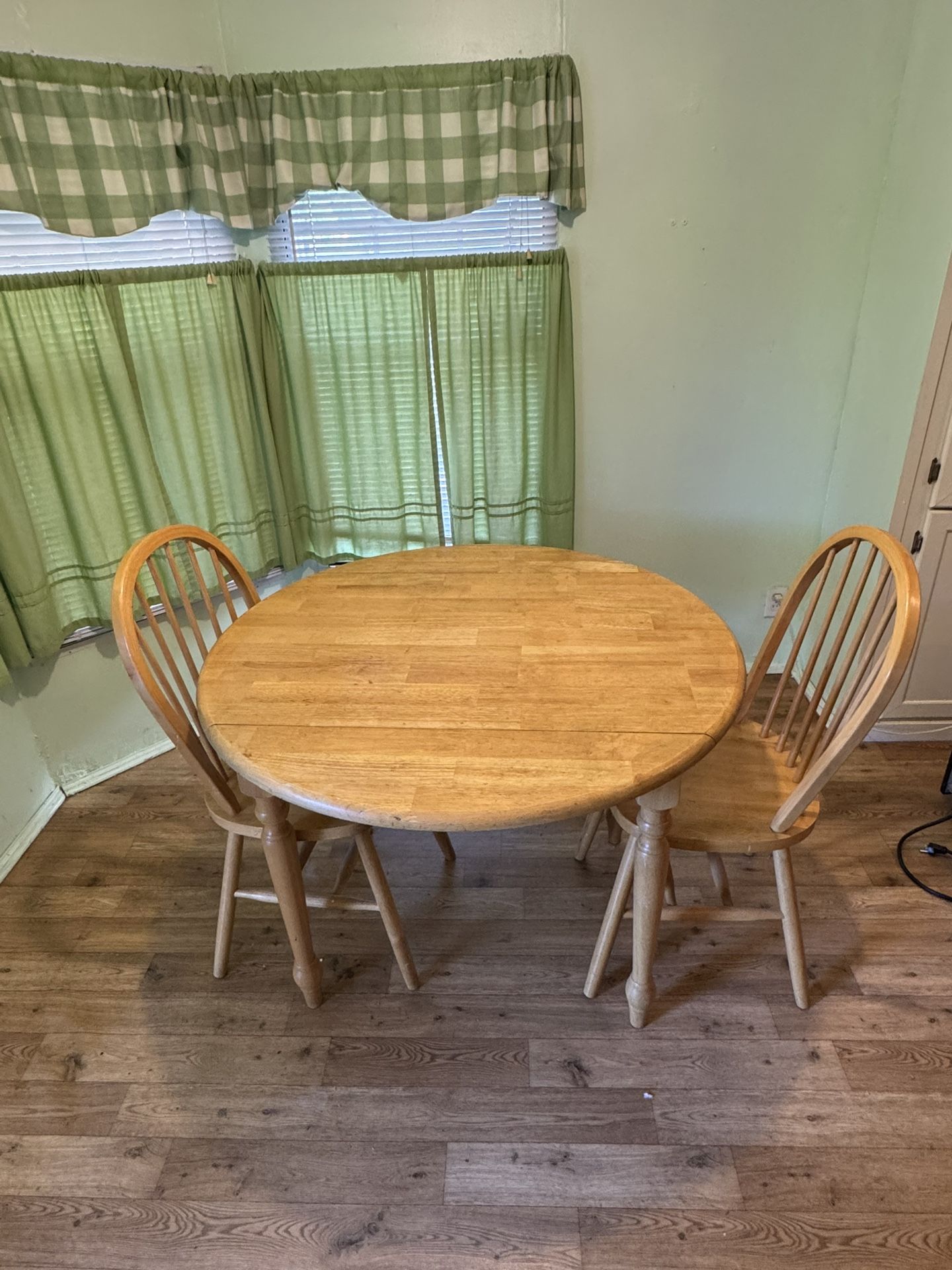 Wood Dining Table with 2 Chairs – $150 (Lakeland, FL)