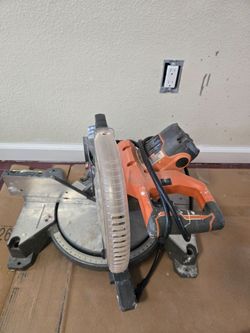 Ridgid Compound LED cut line Miter Saw