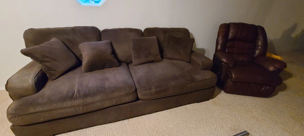 Sofa And Recliner