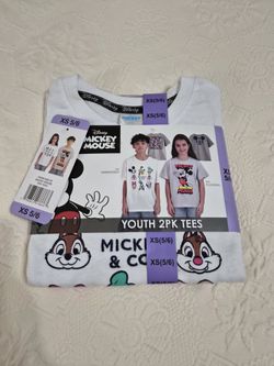 Disney Mickey Mouse T- Shirts  (New)