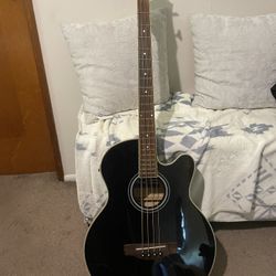 ibanez Acoustic Bass with case.