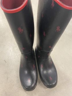 Ralph Lauren Polo Rain Muck Boots size 8