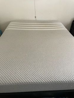 Queen frame and mattress