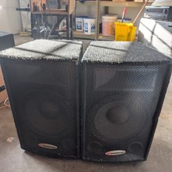 Harbinger Ha120 12" 2-Way PA/DJ/Karaoke Speaker 80w