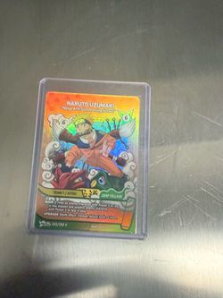 Naruto uzumaki comic con promo card