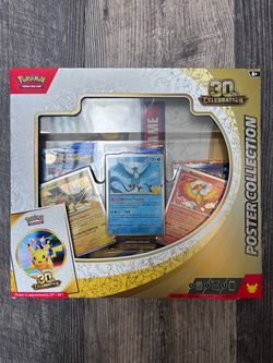 Pokémon TCG 30th Celebration Poster Collection Box