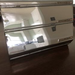 Vintage Aluminum Foil Waxed Paper Towel Dispenser