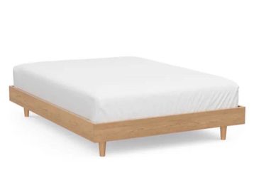 Article Basi Full Bed Frame White Oak