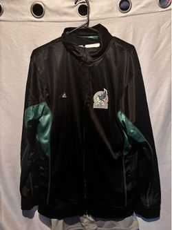 Large Adidas Mexico jacket black and green