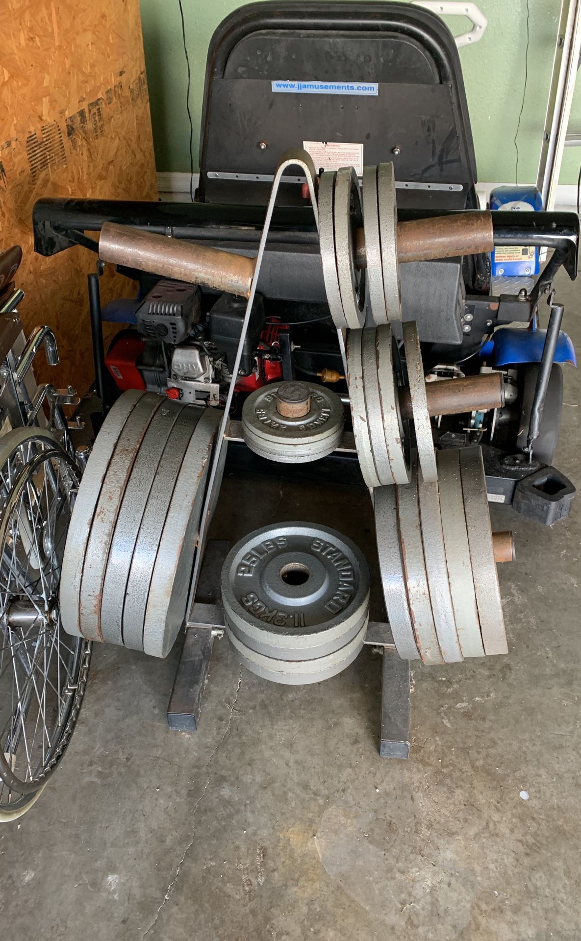 Set of weight plates