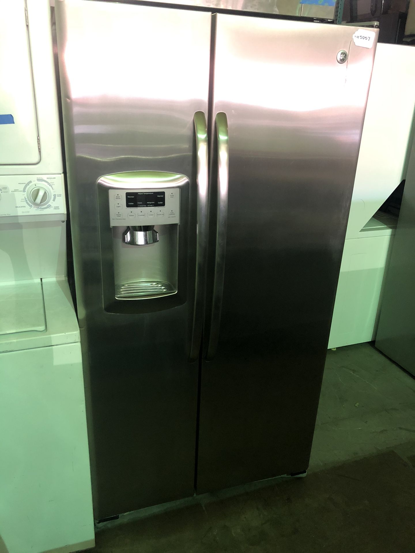 GE Stainless steel fridge