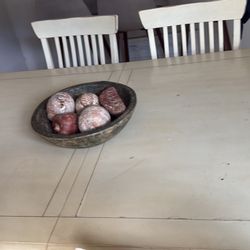 Farmhouse Rectangular Dining Table With Extension