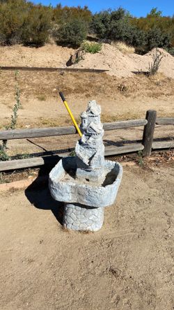 Cement fountain