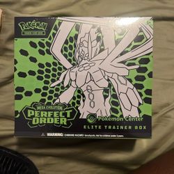 ME: Perfect Order  Pokemon Center ETB