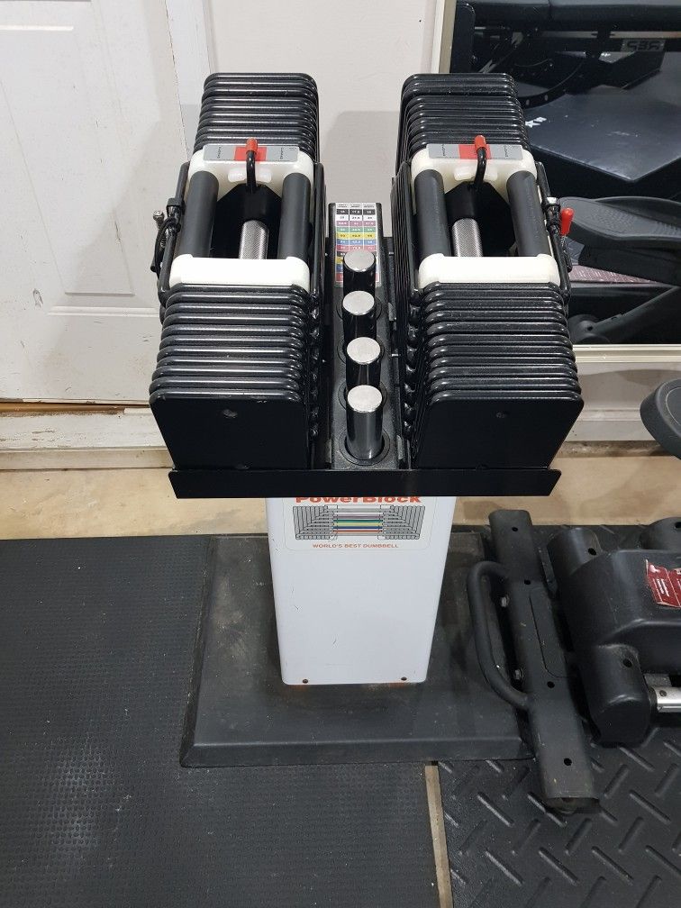 PowerBlock Pro Rexan 125lb Adjustable Dumbbells