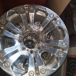 Chrome 18 I have 8 Lug Rims  They Gotta Go Make Me A Offer.