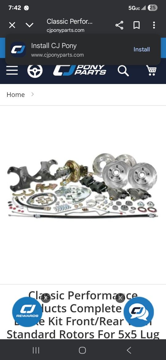 CPP DISC BRAKE CONVERTION KIT