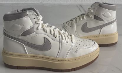 Size 11 Women / 9.5 Men - Air Jordan 1 Elevate SE High Sail College Grey W - NEW