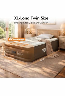 VOSSER XL-Long Twin Air Mattress