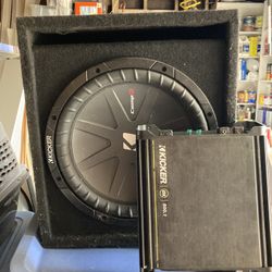 Kicker Sub And Amp