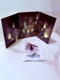 Final Fantasy VII PC Player’s Manual Booklet FF7 Squaresoft Eidos Vintage