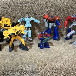 Transformers lot of 8 McDonald’s figure Bumblebee Optimus Prime w/matrix