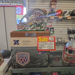 NFL 25TH ANNIVERSARY SUPERBOWL LIMITED EDITION XXV 1991 AUTHENTIC COMMEMORATIVE HELMET