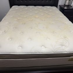 Queen Bed w/mattress and boxspring