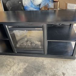 Working Fireplace Tv Console