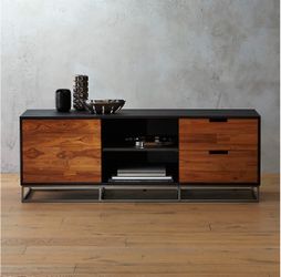 Congo wood media console
