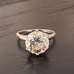 2.6ct Certified Real Diamond Engagement Ring